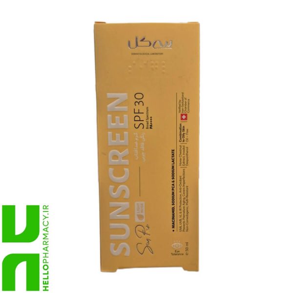 کرم ضد آفتاب SPF30 پوست چرب بژ روشن سی گل 50میلی لیتر