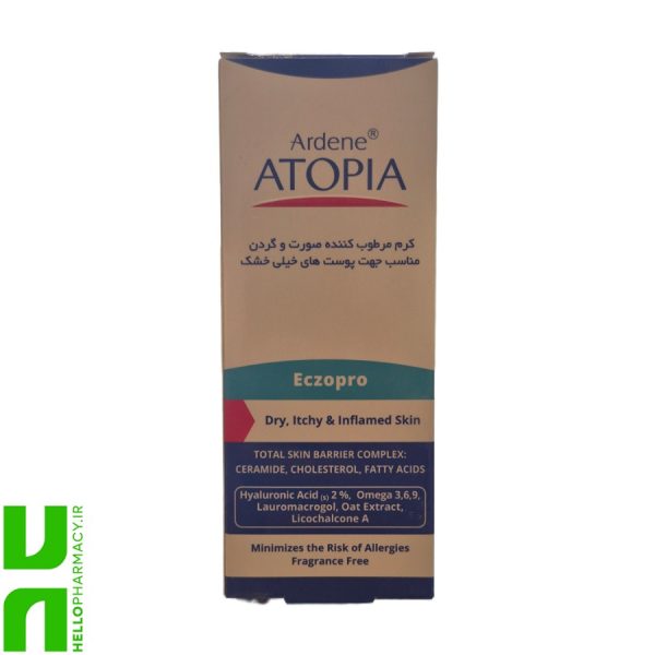 کرم مرطوب کننده پوست خشک صورت و گردن اگزوپرو آردن اتوپیا 50میلی لیتر